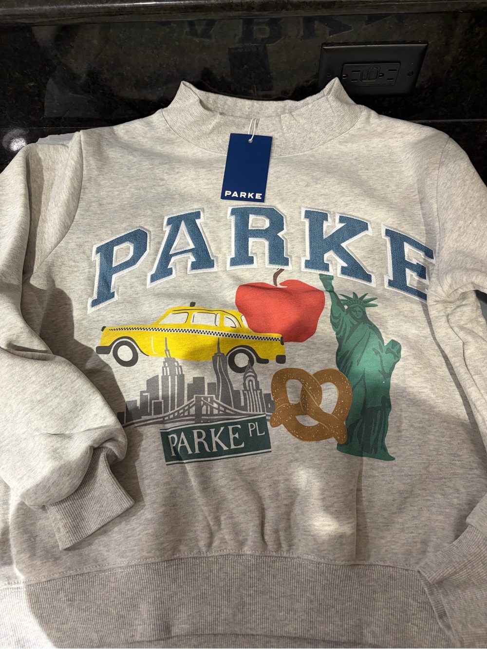 Parke NYC Pop-Up Denim Mockneck - S/M